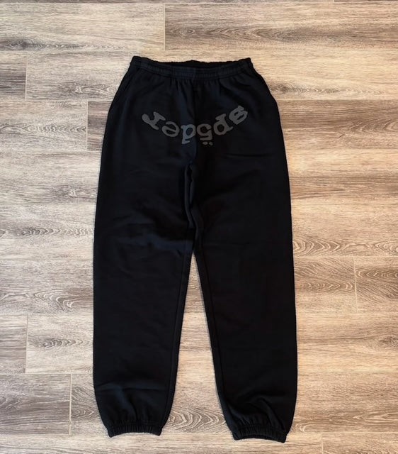 Spider Web Black Hoodie & Jogger Set